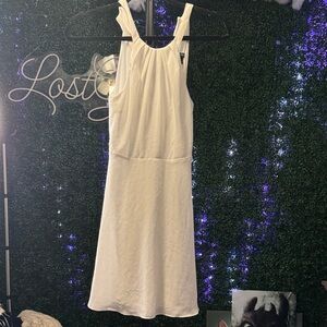 Express White Sleeveless Top